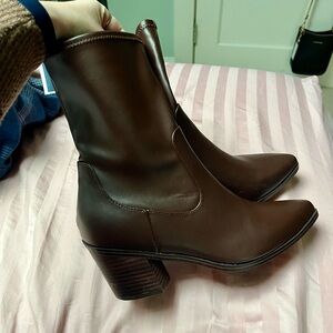 Dolce Vita Brown Heeled Boots